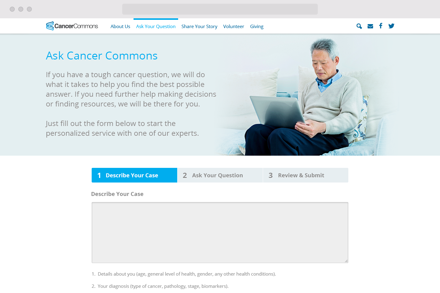 Ask Cancer Commons v1